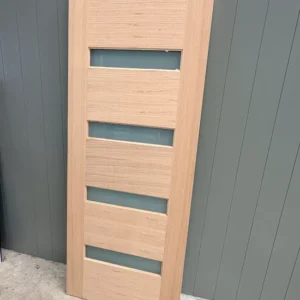 Timber and Glass Front Door - Mailbu